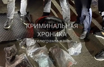Житель Избербаша задержан при попытке провоза 7 кг марихуаны в шине колеса