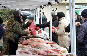 В Махачкале начала работу рыбная ярмарка