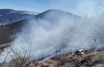 В Дагестане направлены дополнительные силы для тушения пожара в Ахтынском районе