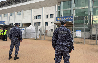 Росгвардейцы обеспечили правопорядок на футбольном матче РПЛ в Дагестане