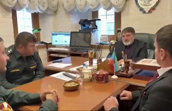 Сайгидпаша Умаханов поддержал бойцов Росгвардии перед отправкой в зону СВО