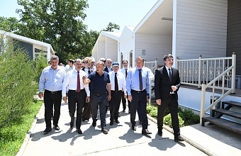 Заур Аскендеров ознакомился с реализацией проекта по выращиванию высокотехнологичных садов