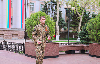 Гасан Османов принял участие в патриотической акции «Георгиевская ленточка»