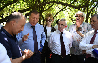 Заур Аскендеров находится с рабочей поездкой в Дербентском районе