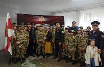 Профильный класс Росгвардии открыт в Дагестане