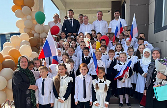 Новая школа открылась в селе Советском Хасавюртовского района