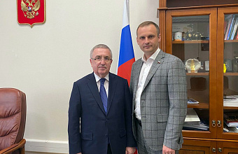 Первый вице-спикер НС РД Юрий Левицкий встретился с председателем Комитета Госдумы РФ Сергеем Леоновым