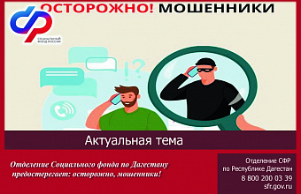 Отделение Социального фонда России по РД: «Ходят по домам с опросами, представляясь сотрудниками СФР, только мошенники»