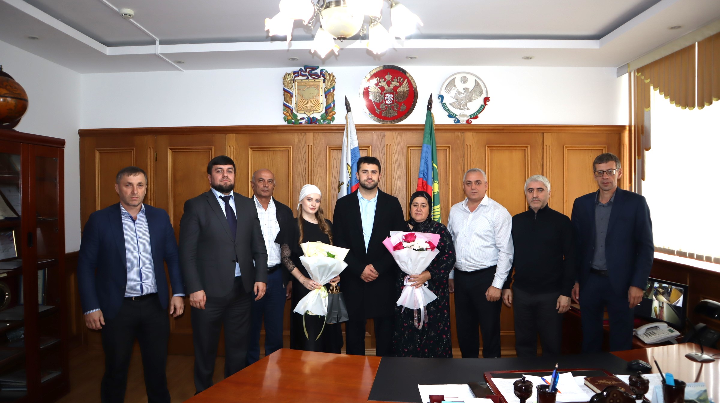 В Гергебильском районе чествовали семью участника СВО Магомеда Гитинова