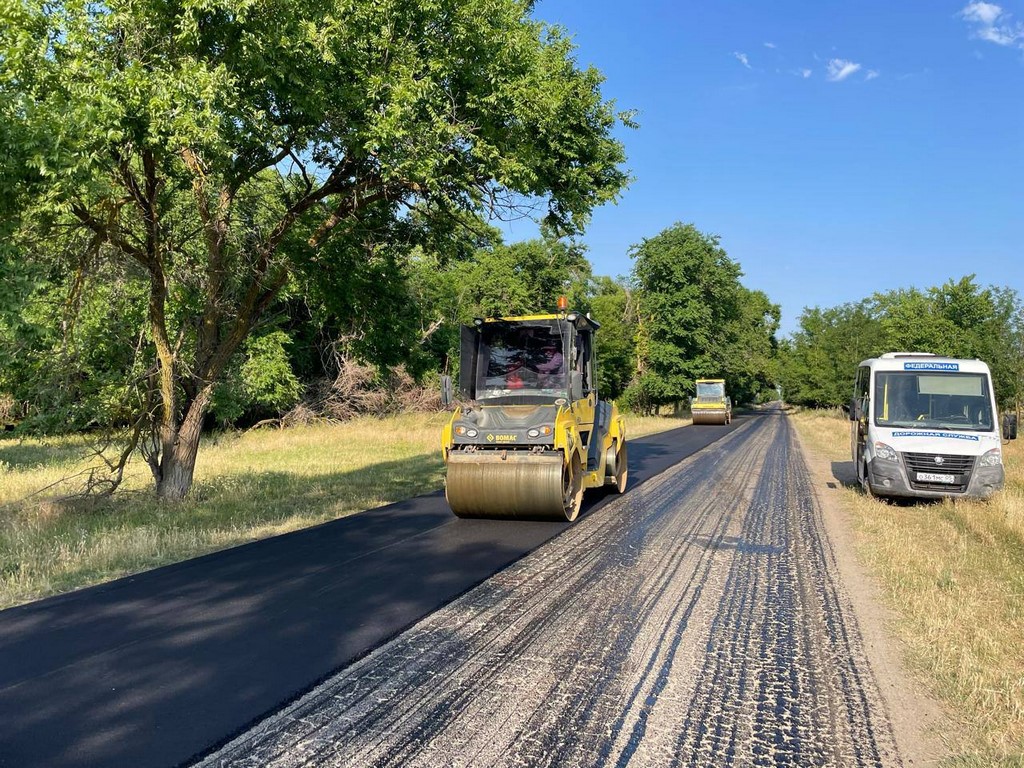 В Дагестане ремонтируют отрезок трассы, соединяющий республику со Ставропольским краем