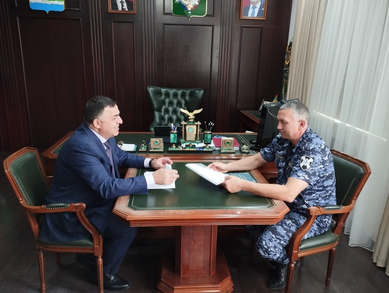 В Магарамкентском районе обсудили вопросы набора в Росгвардию