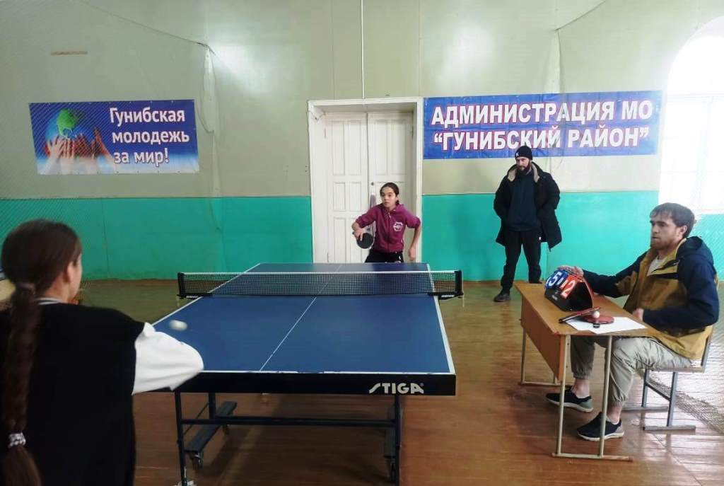 В Гунибе состоялся Чемпионат района по настольному теннису