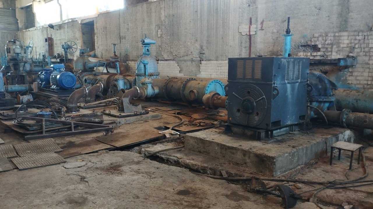 На насосной станции «Чиркейская» начался монтаж нового оборудования