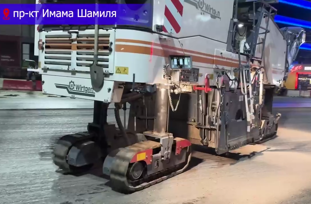 В Махачкале капитально ремонтируют еще один участок центрального проспекта