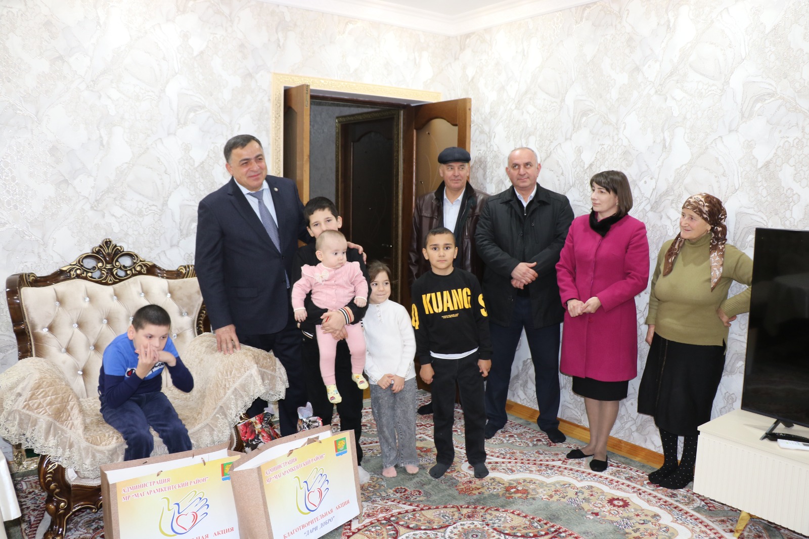 Глава Магарамкентского района посетил семьи участников СВО в День инвалида