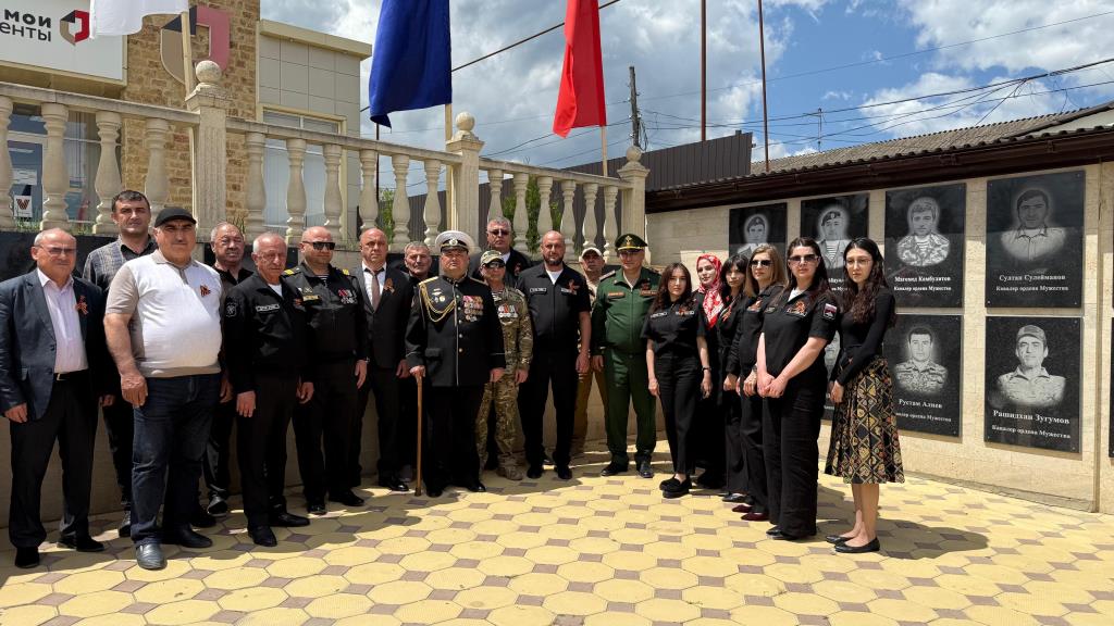 Сергокалинский район встретил представителей Каспийской флотилии и участников специальной военной операции