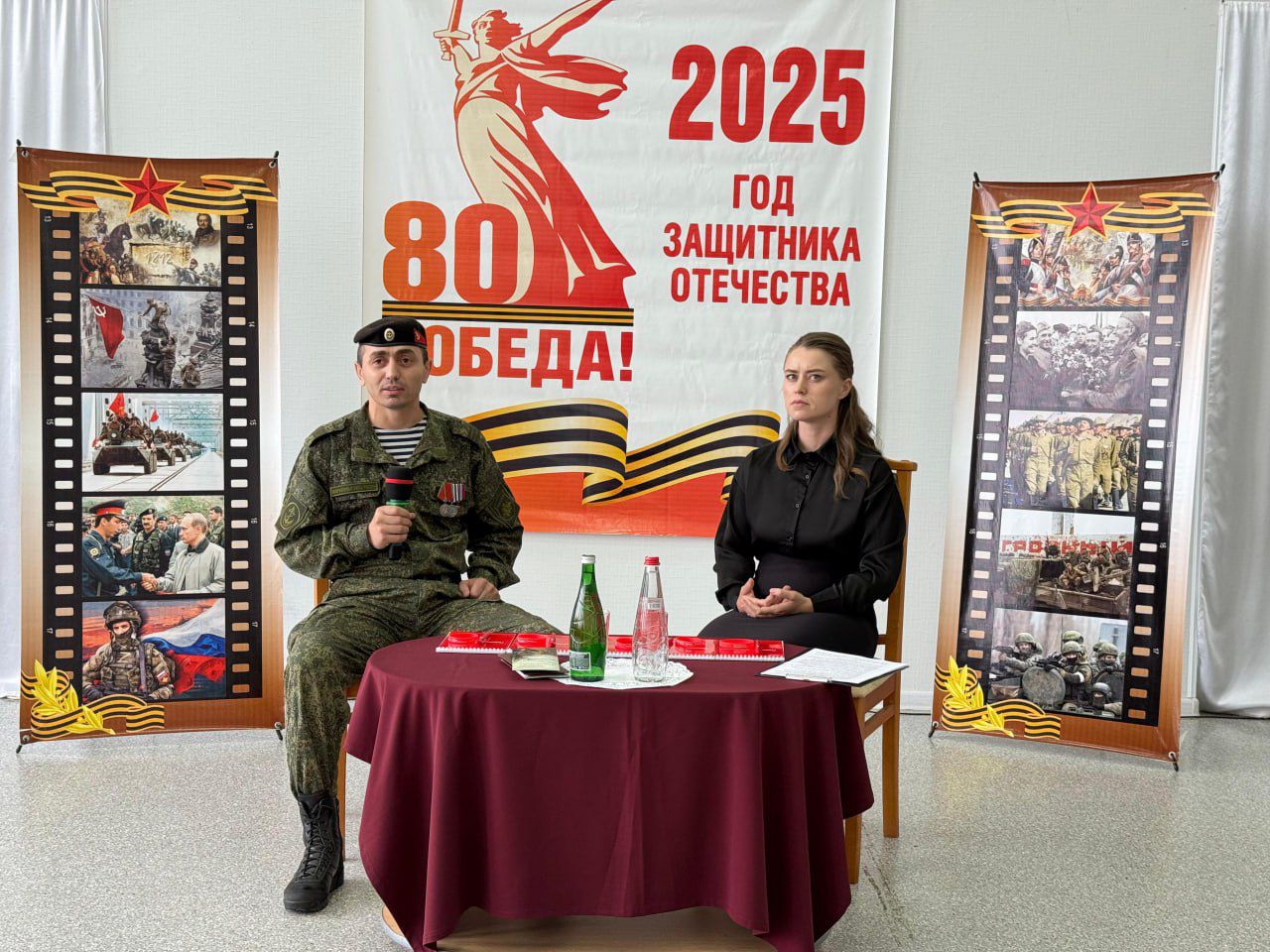 Встреча с участником СВО прошла в Кизлярском районе прошла