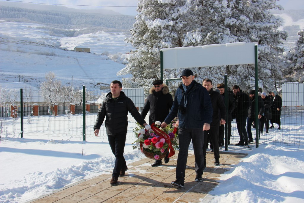 В Ахвахском районе почтили память погибших участников СВО
