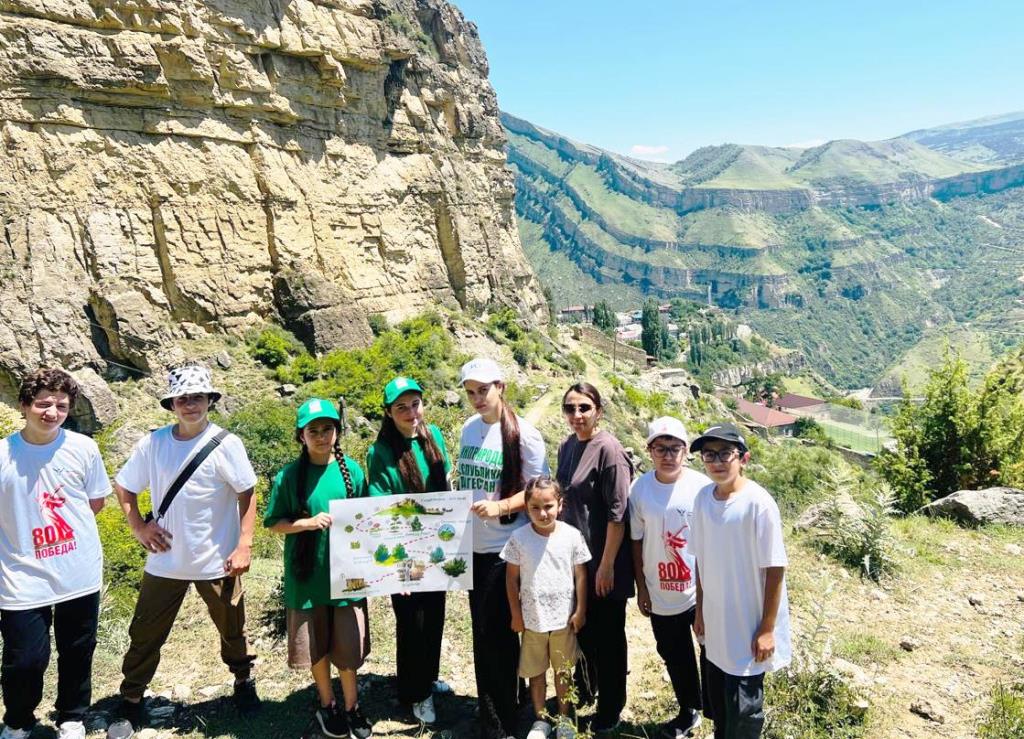 Гунибские школьники разработали собственный проект экологической тропы