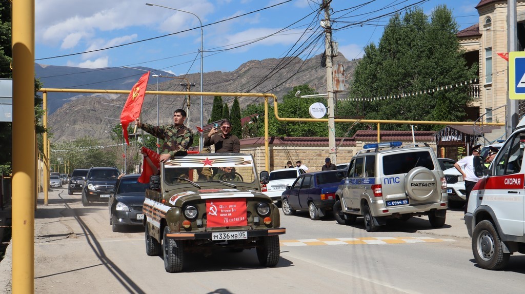 В Гергебильском районе зажгли Вечный огонь в преддверии Дня Победы