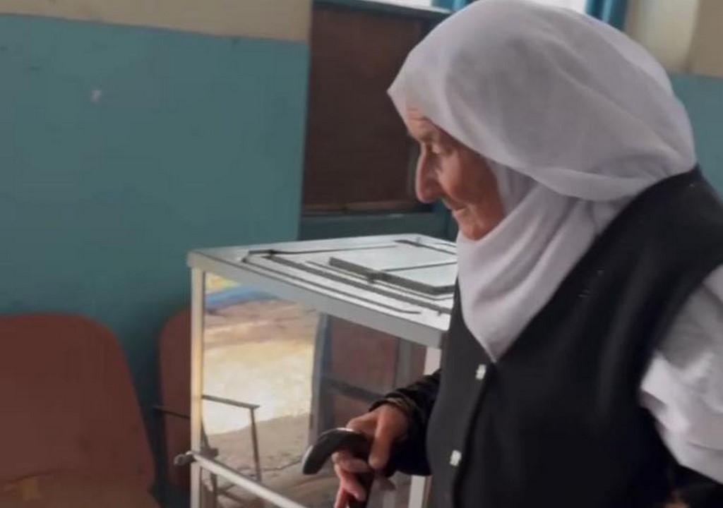 85-летняя жительница Дахадаевского района приняла участие в выборах