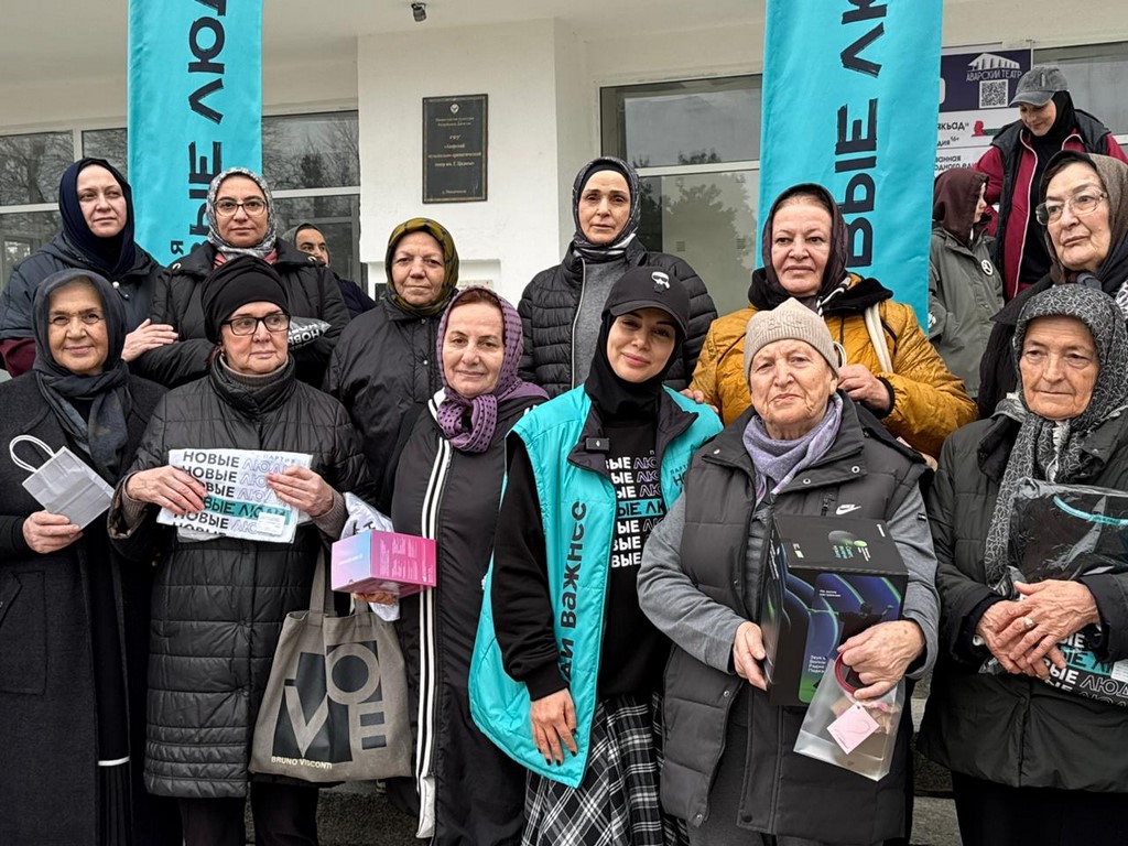 Пенсионеры Махачкалы приняли участие в акции «Жить по-новому»