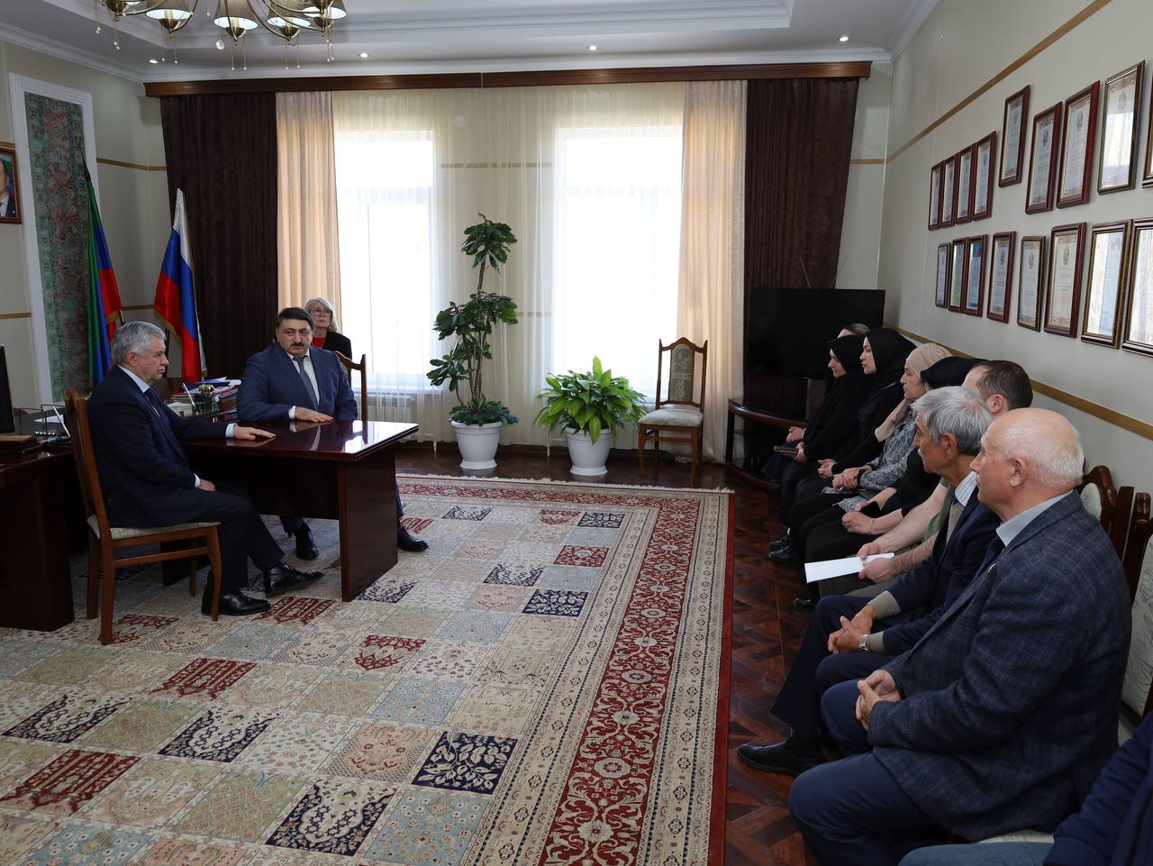 Джамаладин Гасанов встретился с родственниками участников СВО в Лакском районе