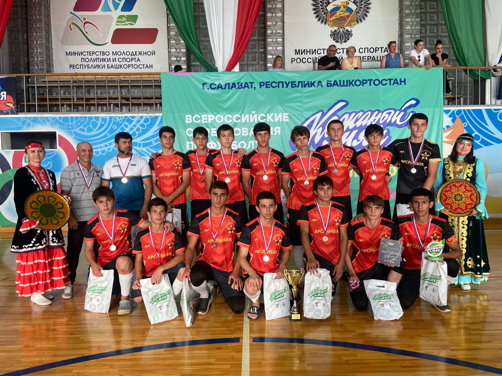 Дагестанские футболисты – победители Всероссийского турнира в городе Салавате