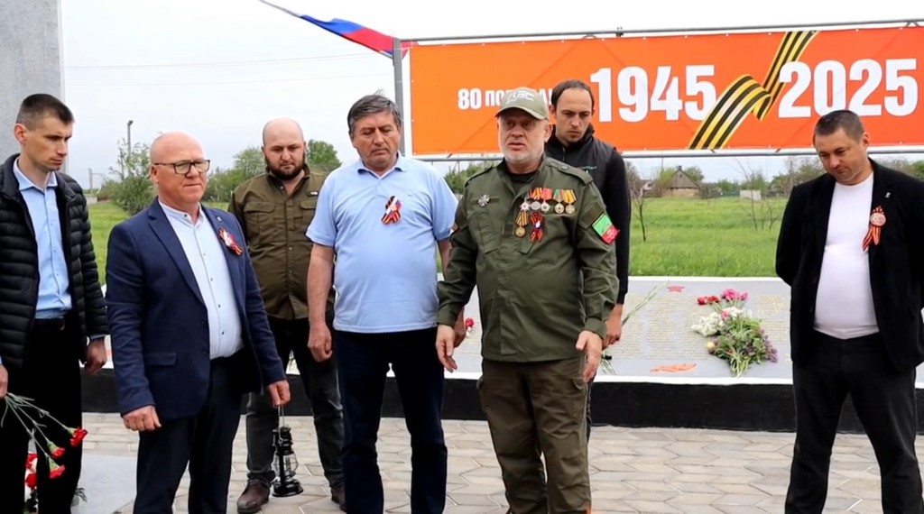 В Запорожской области при содействии Дагестана зажгли два Вечных огня