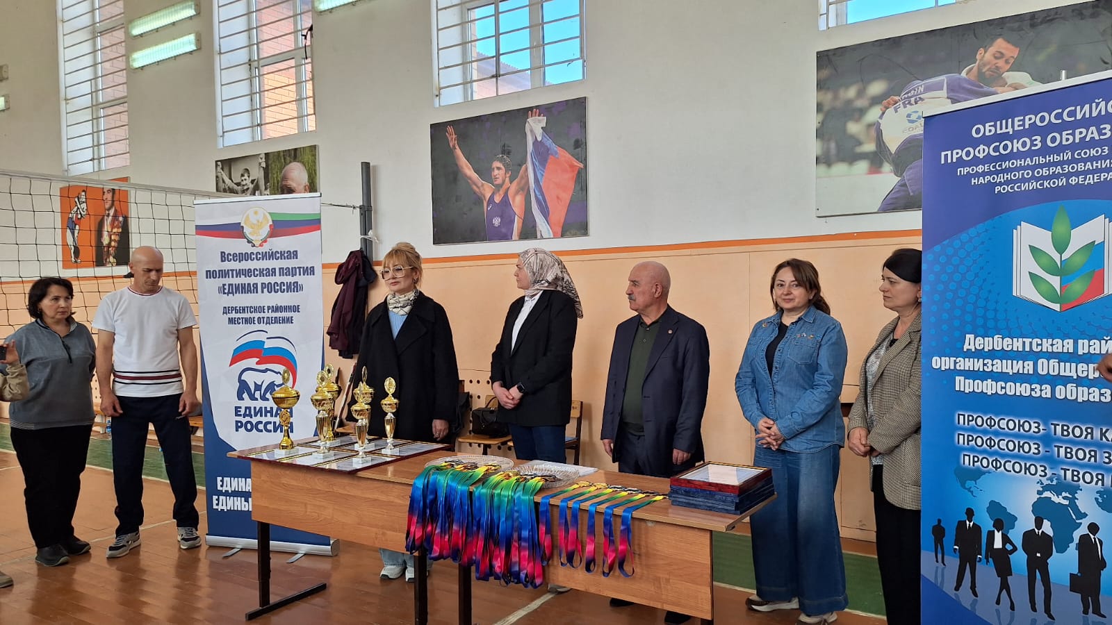 В Дербентском районе прошла спартакиада среди педагогов образовательных учреждений