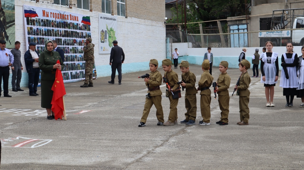 Посвящение в ряды «Юнармии» прошло в Гергебильском районе