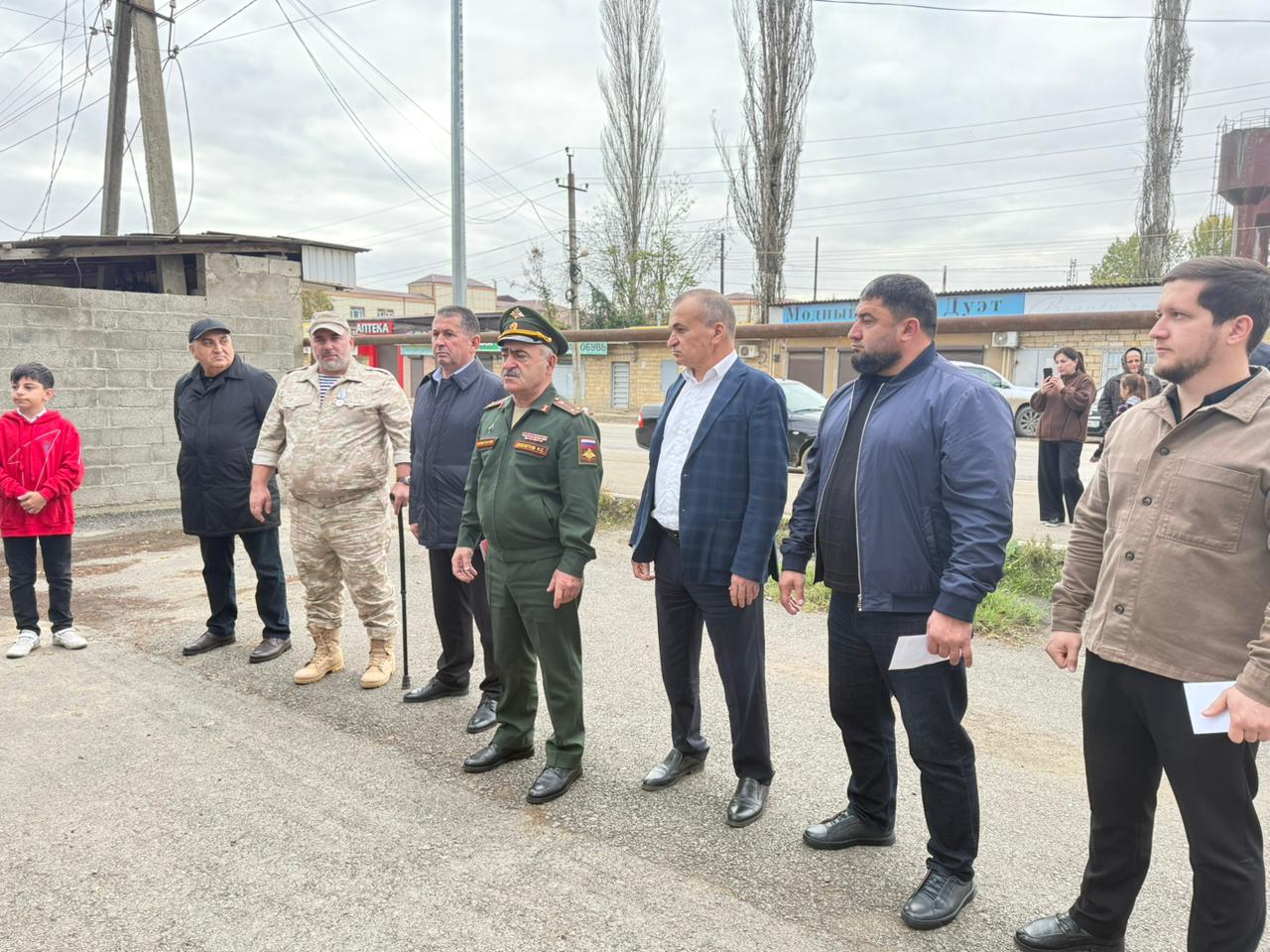 Юнармейцы в Сулейман-Стальском районе проводили призывников в армию