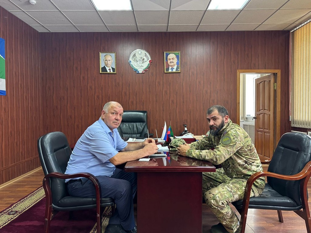 Глава Курахского района встретился с участником СВО, прибывшим в краткосрочный отпуск