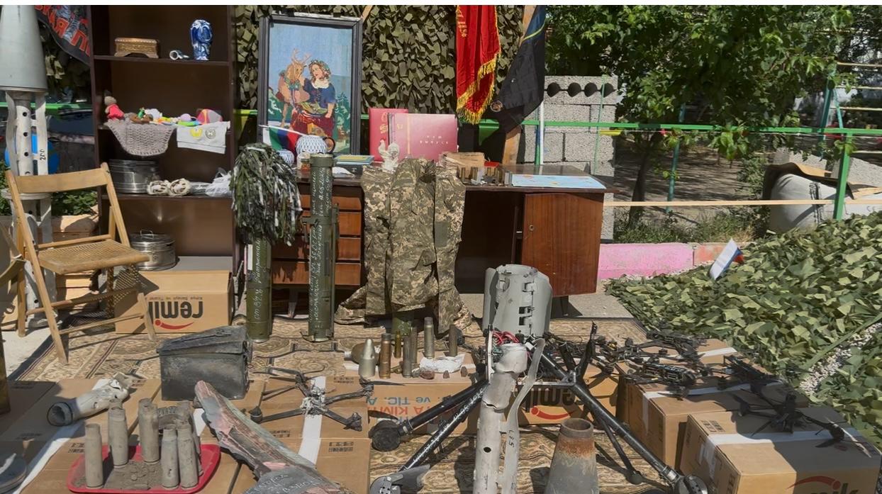 Военные трофеи из зоны СВО переданы в музей Кизляра