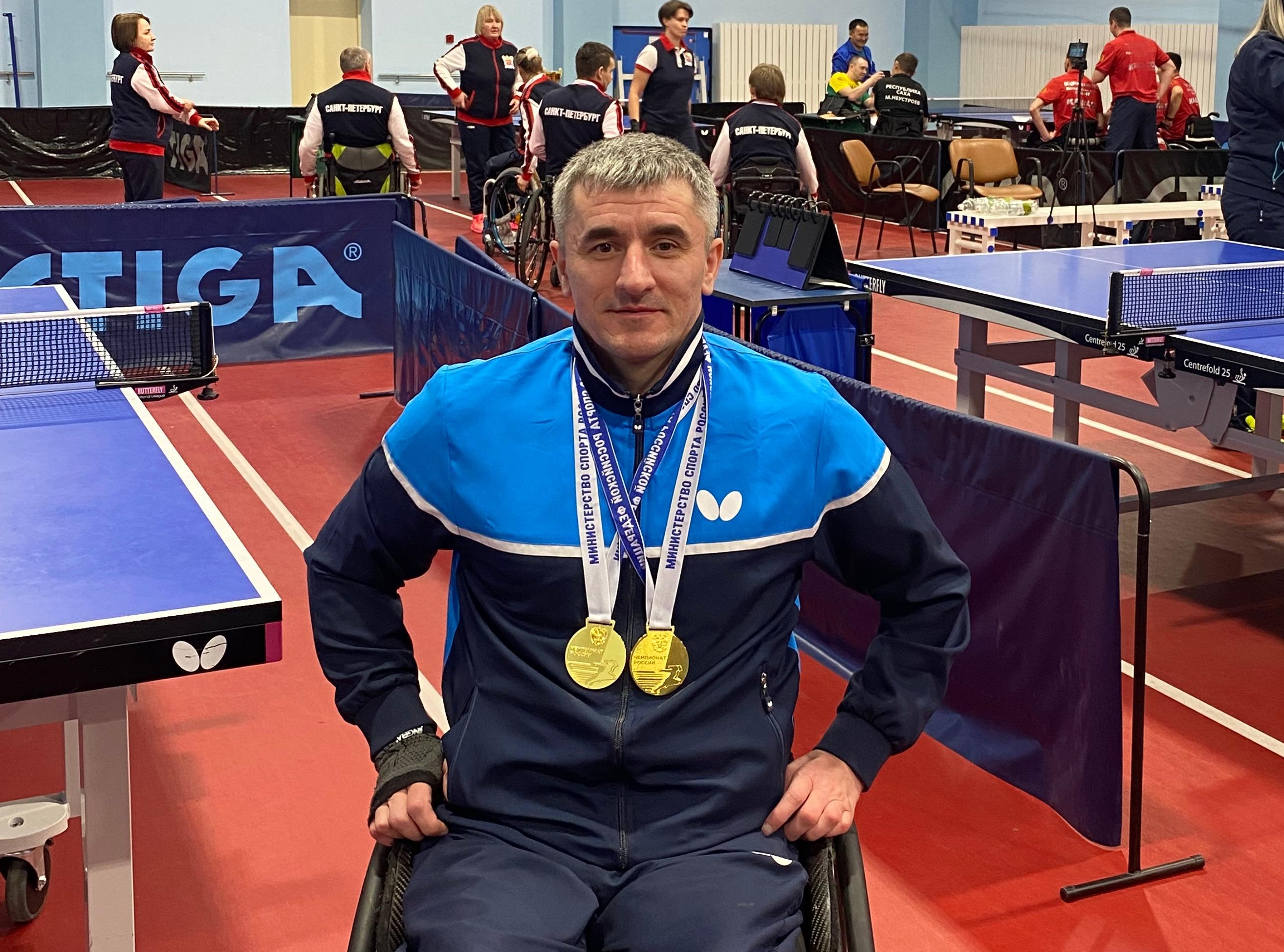 Расул Назиров стал 10-кратным чемпионом России по настольному теннису