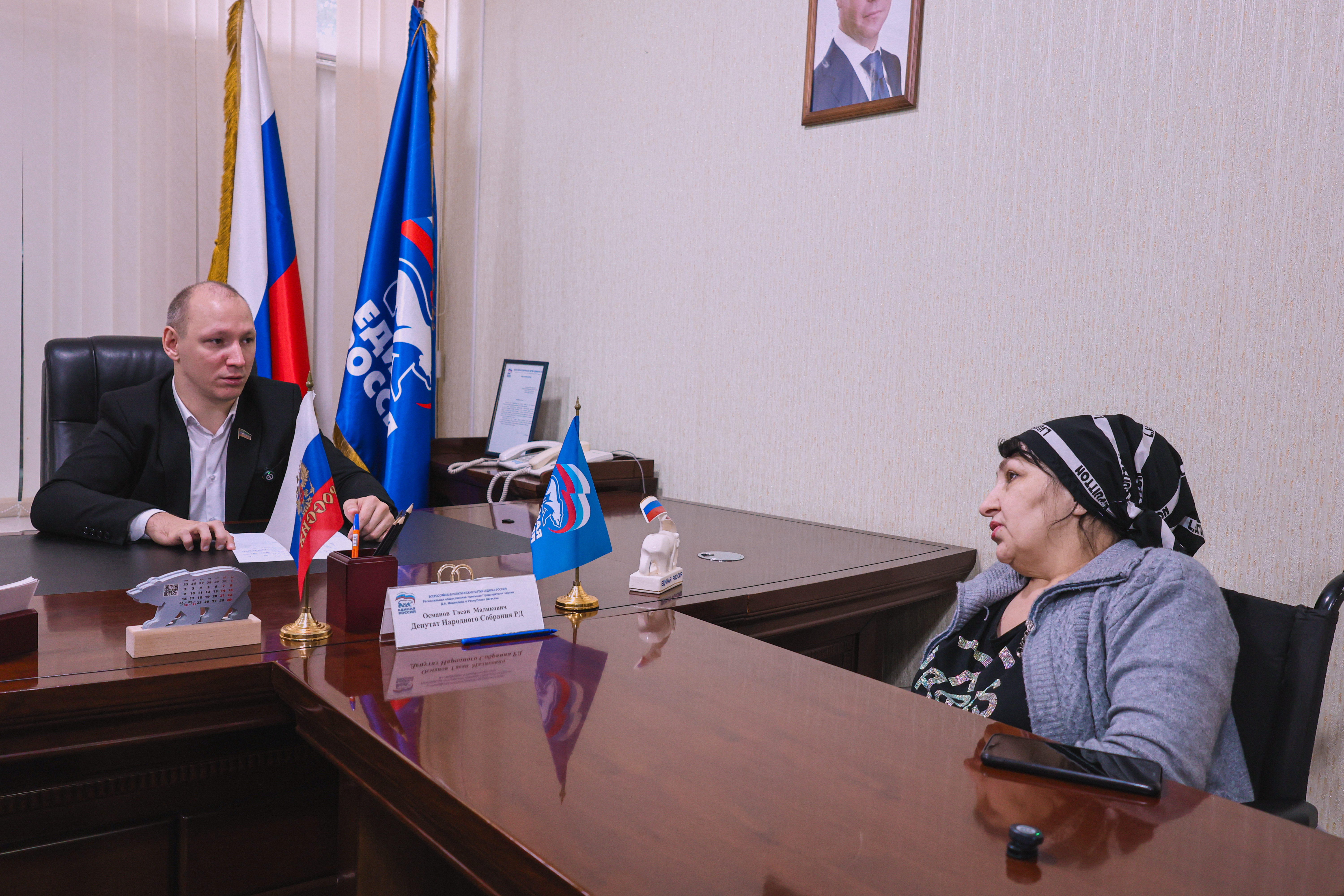 Депутат НС РД Гасан Османов провел прием граждан