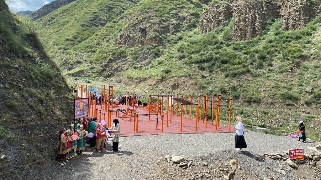 Девять воркаут-площадок построены в Дагестане в этом году