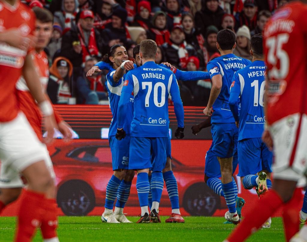 Махачкалинское «Динамо» обыграло в Москве «Спартак»