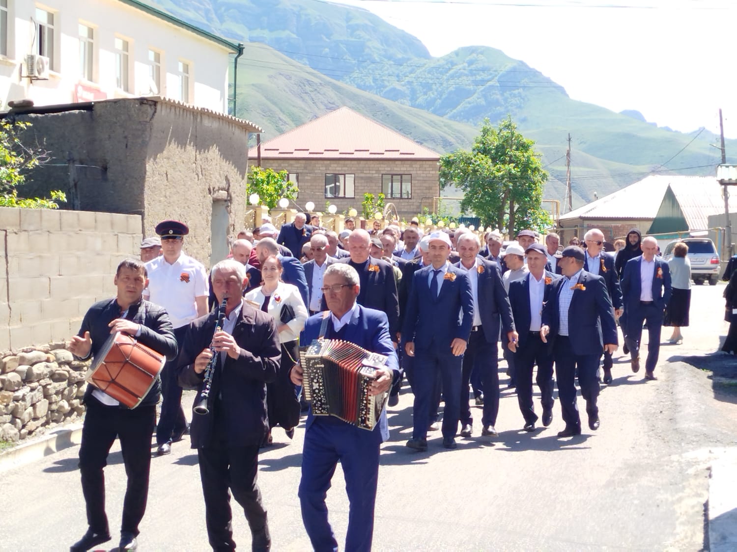 В Курахском районе отметили 80-летие Великой Победы