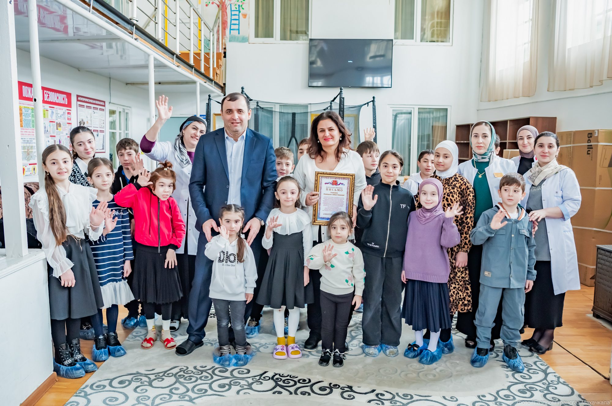 ООО «Газпром трансгаз Махачкала» оказал благотворительную помощь детскому реабилитационному центру