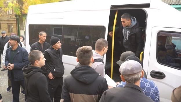 Очередную группу призывников проводили на службу в Хасавюртовском районе