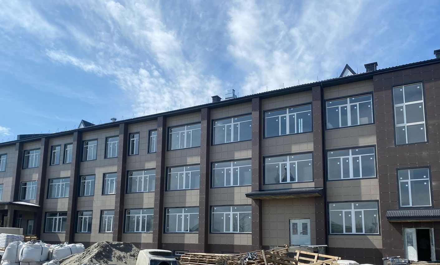 В Хасавюртовском районе ведется строительство школ в рамках нацпроектов