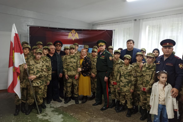 Профильный класс Росгвардии открыт в Дагестане