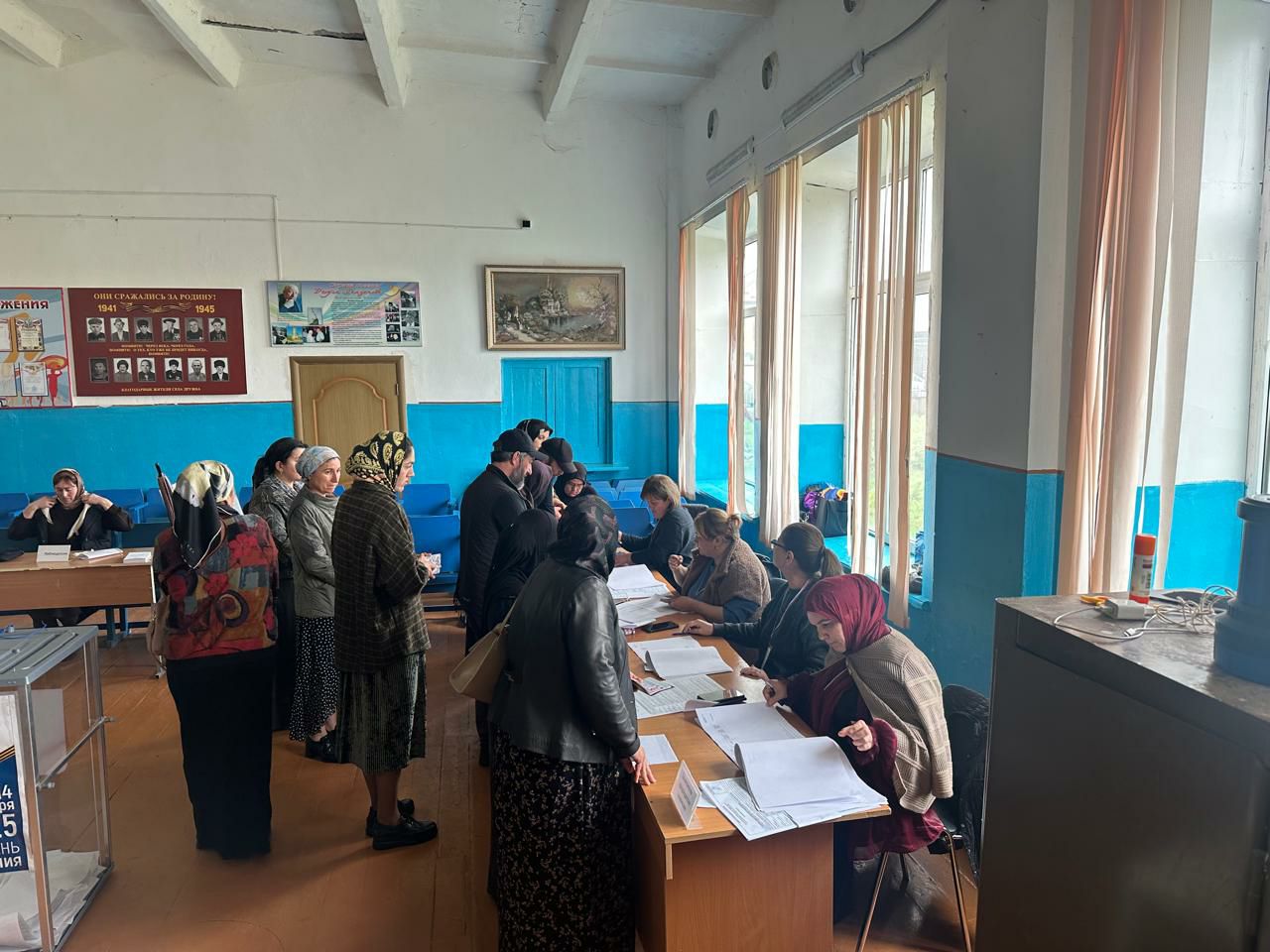 Сегодня стартовал первый день голосования в Каякентском районе