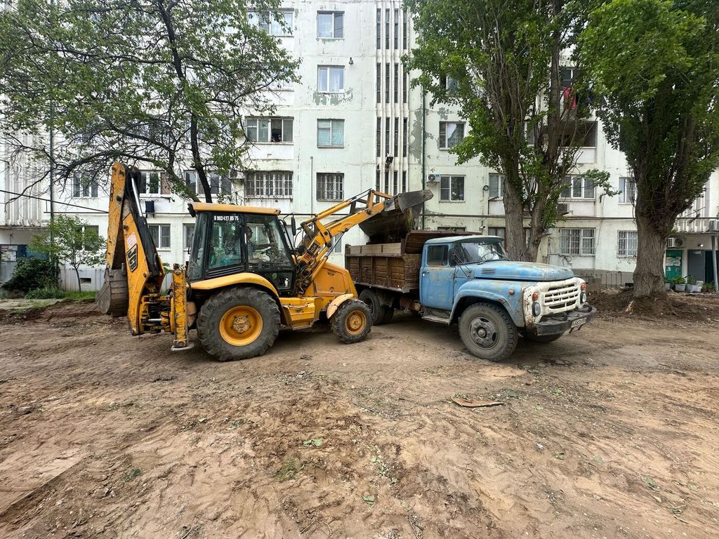 В Избербаше начались работы по благоустройству территорий