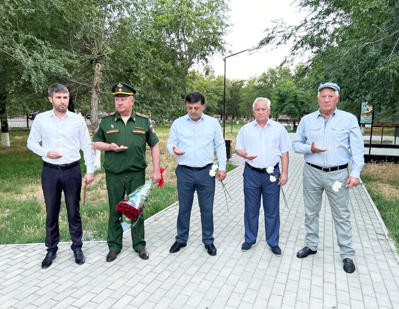 В Тарумовском районе прошел митинг, посвященный Дню памяти и скорби