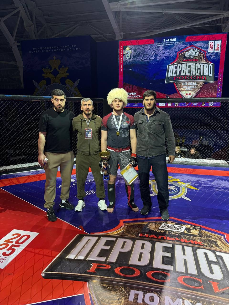 Боец из Южно-Сухокумска одержал победу на Первенстве России