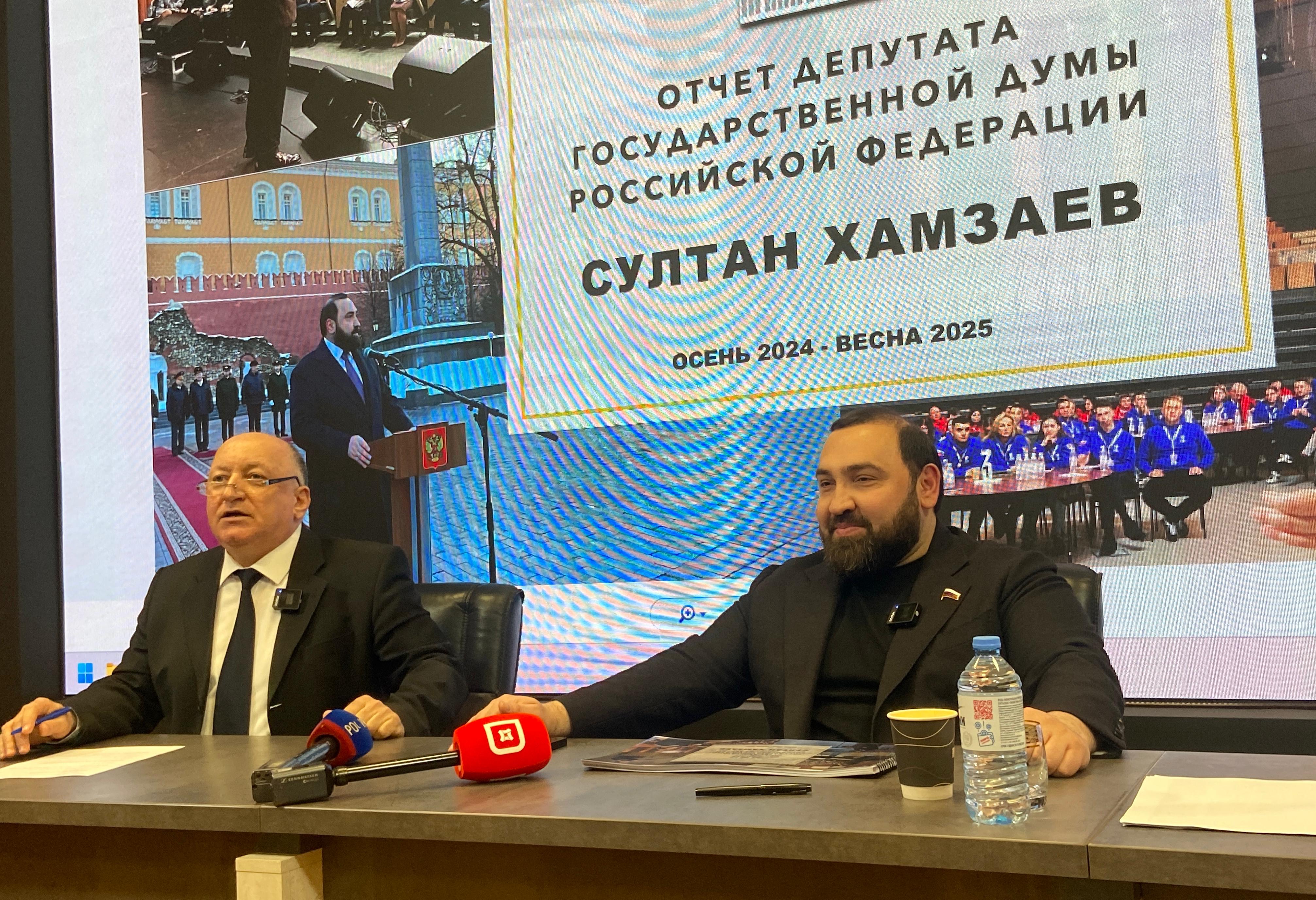Пресс-конференция с Султаном Хамзаевым прошла на площадке РИА «Дагестан»