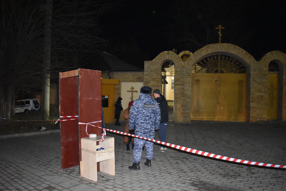 Росгвардейцы обеспечили правопорядок во время праздника Крещения в Дагестане