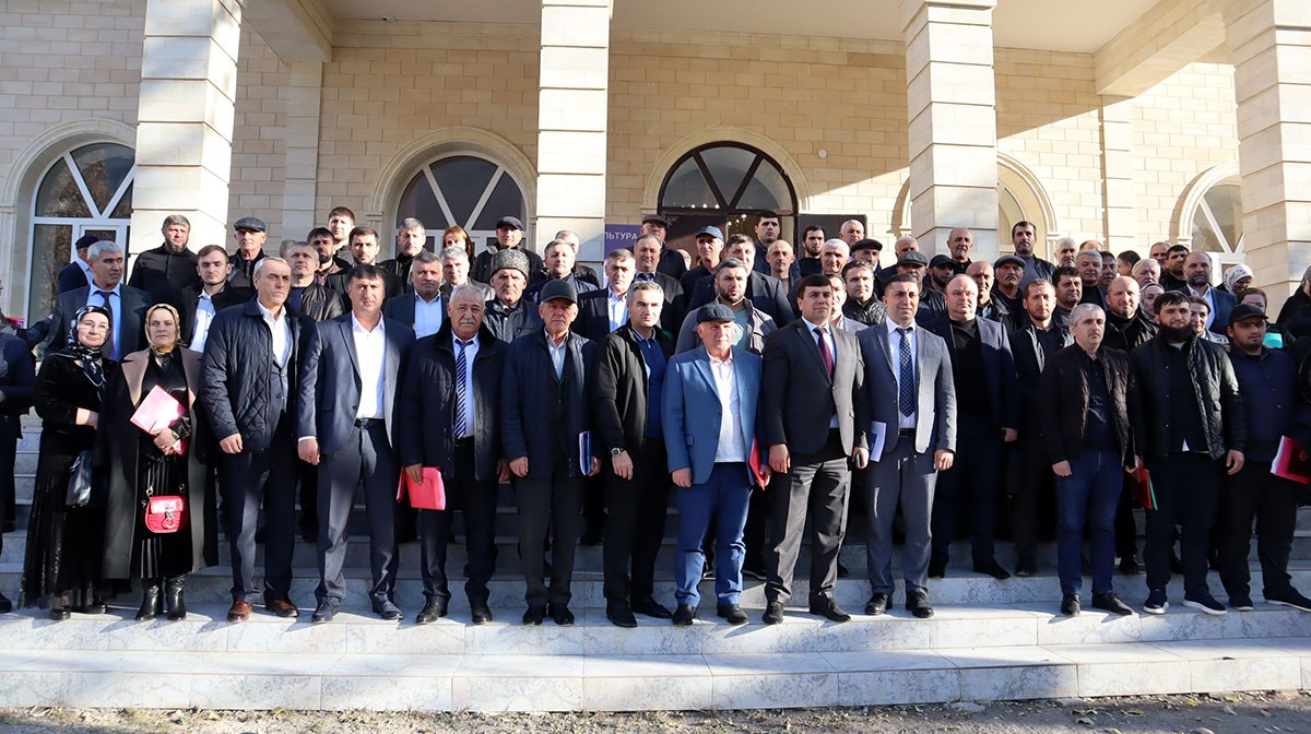 Делегация Цунтинского района приняла участие в кустовом совещании в Гергебильском районе